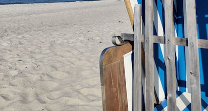 Beachhouse mit Garten und Sauna nur 700m vom Strand entfernt