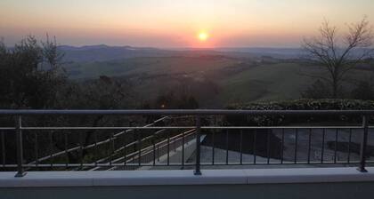 Apartment with beautiful view of the hills, between Pesaro and Fano