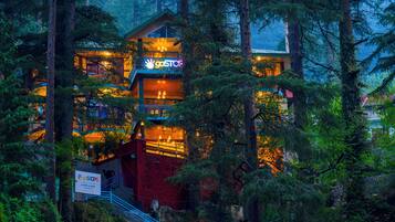 Front of property – evening/night