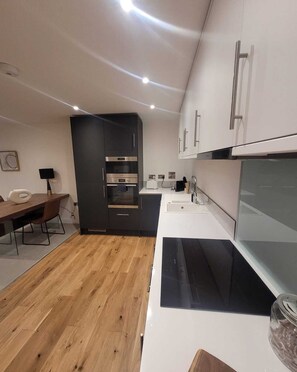 Appartement Deluxe | Aire de séjour | Téléviseur à écran plat de 55 po avec télévision par câble, téléviseur