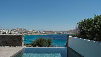Suite Premium, alberca privada, vista al mar | Vista desde la habitación