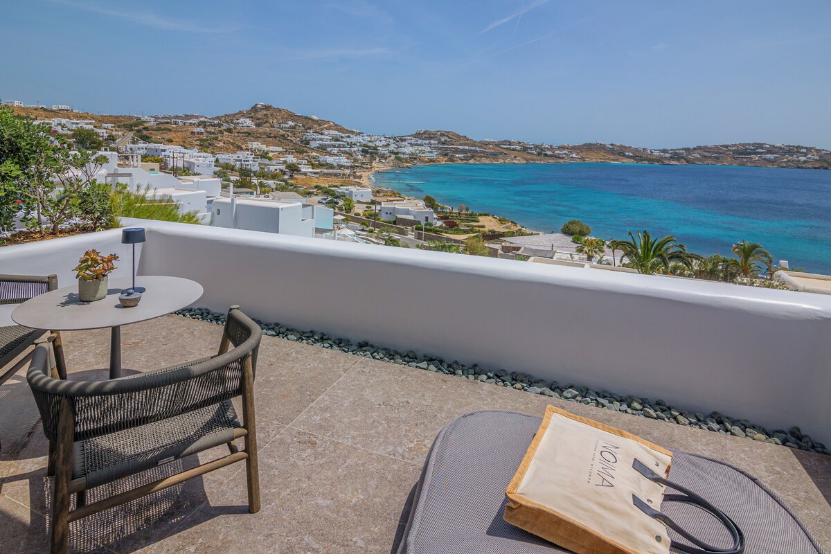 Superior suite, uitzicht op zee | Terras
