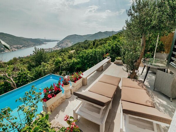 House (One bedroom Holiday Home with pool an) | View from property