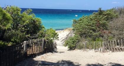 500m from the beach T2 with pool, terrace, air conditioning