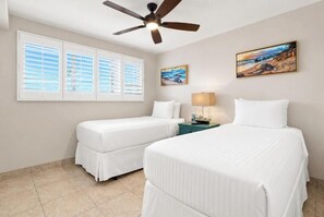 2 bedrooms, iron/ironing board, WiFi (free), bed sheets