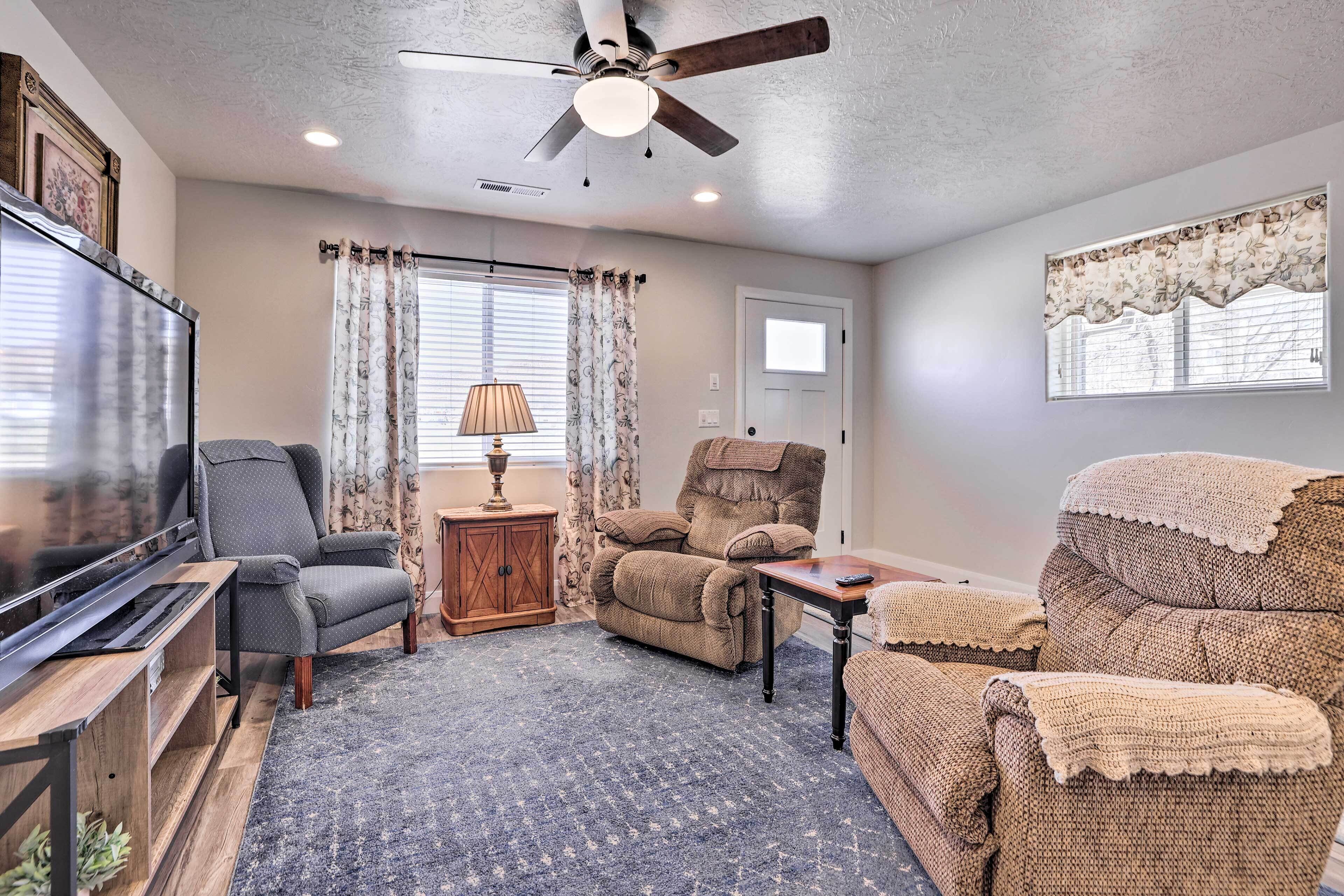 Central Kanab Apartment w/ Updated Interior!