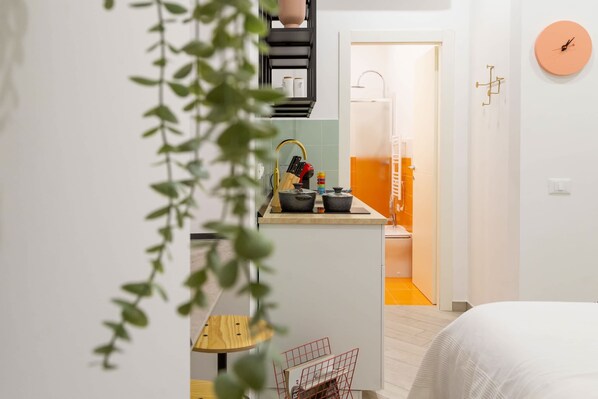 1 chambre, bureau, Wi-Fi, draps fournis