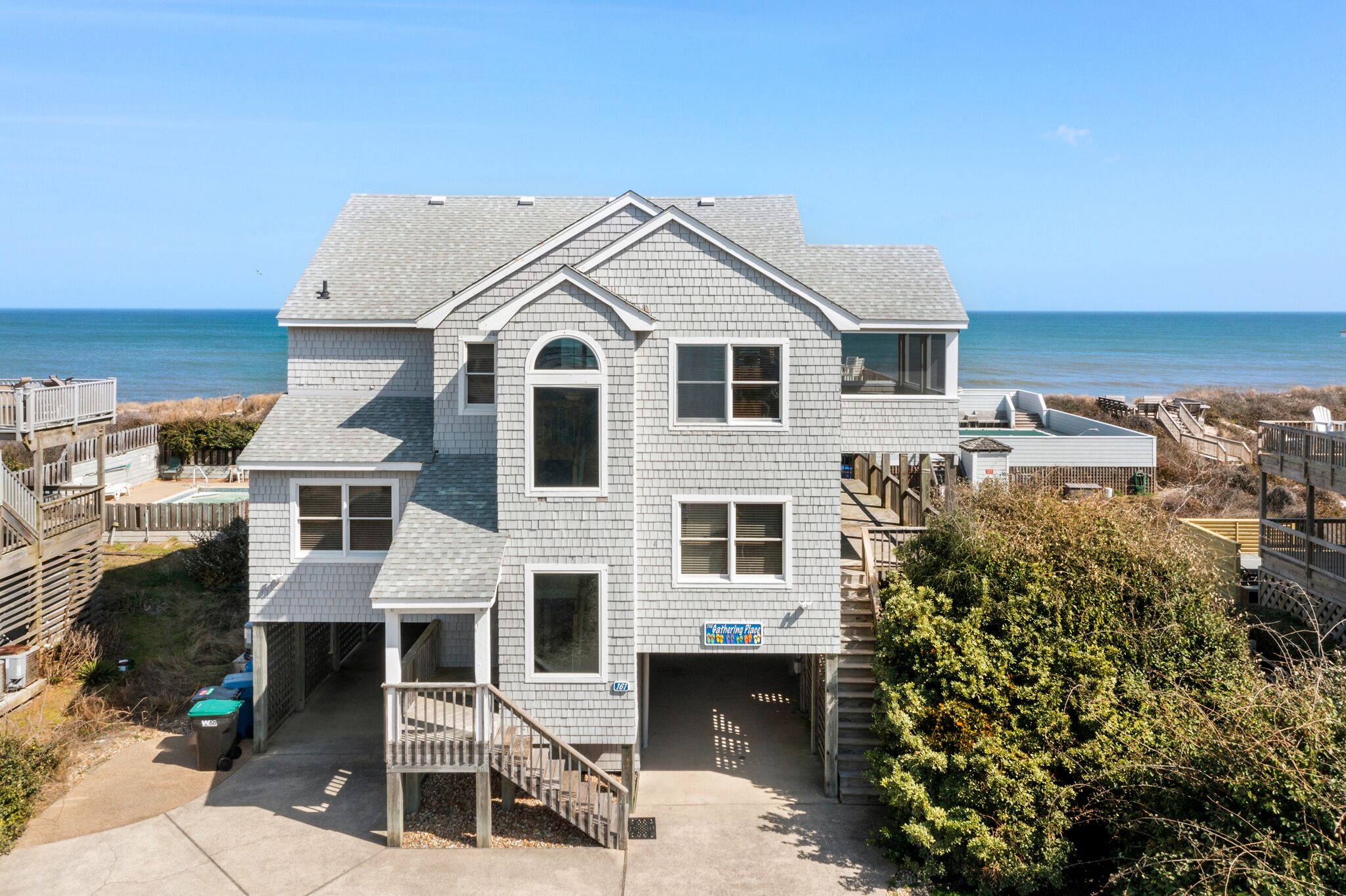 The Gathering Place: Oceanfront in Schooner Ridge | Private Pool & Hot Tub