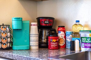 Coffee and/or coffee maker