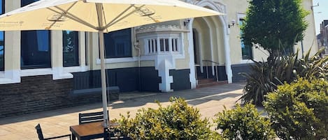 Voorkant van accommodatie