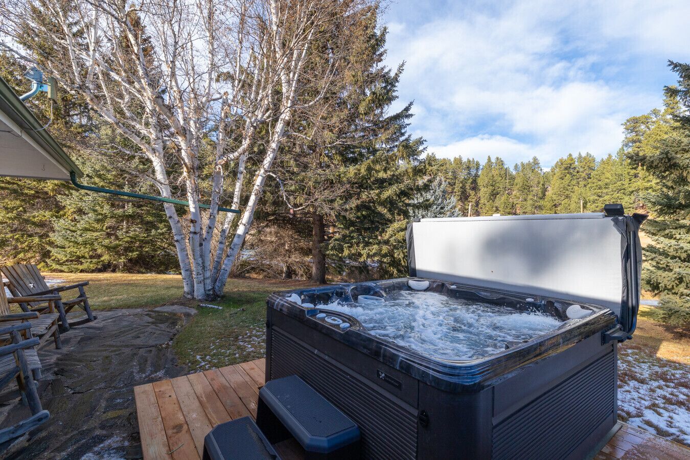 Bain à remous extérieur