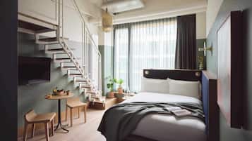 Elevated Loft Family Apartment | Hochwertige Bettwaren, Zimmersafe, Schreibtisch