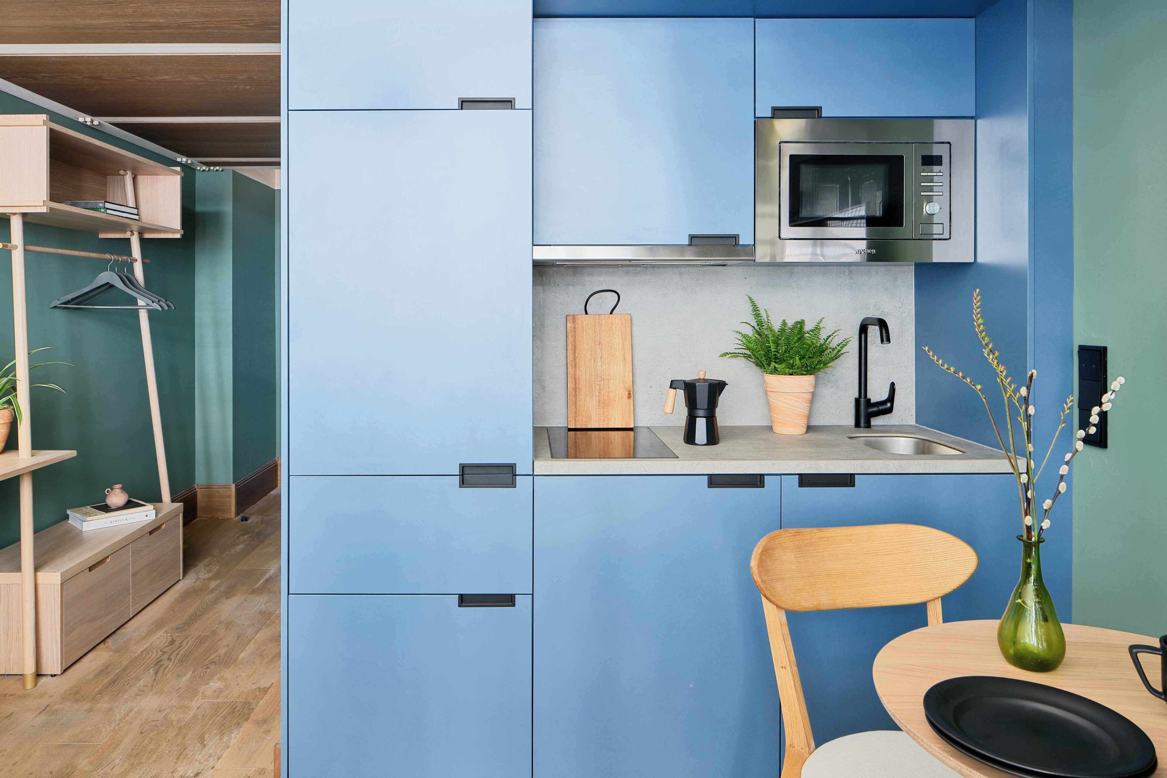 Loft Family Apartment | Private kitchen | Fridge, microwave, stovetop, dishwasher