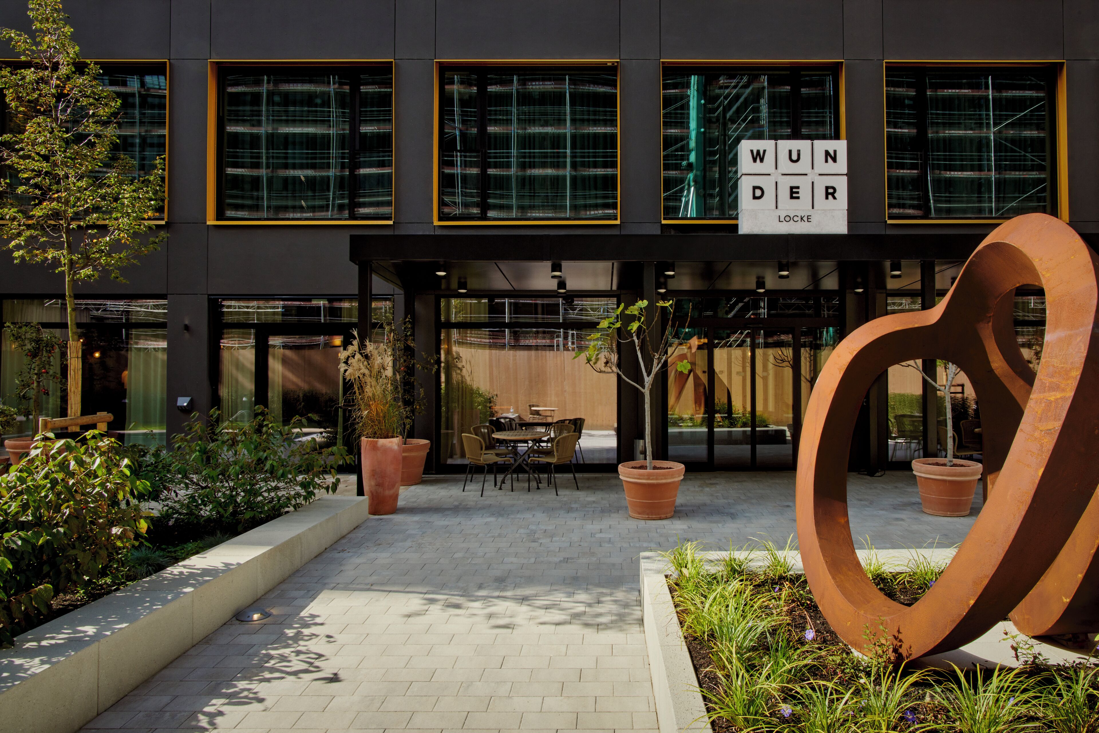 Fachada de la propiedad