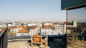 Rooftop Terrace Studio Panoramic View | Terraço/pátio