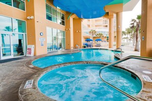 Una piscina climatizada