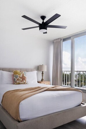 Blackout curtains, iron/ironing board, travel cot, WiFi