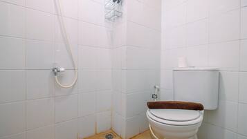 Chambre | Salle de bain | Douche, articles de toilette gratuits, serviettes fournies