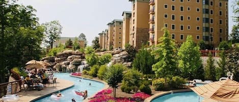 Indoor pool, outdoor pool