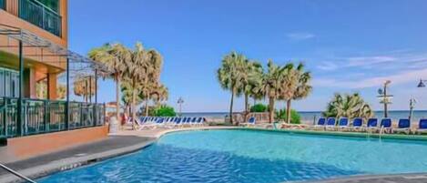 Indoor pool, a heated pool