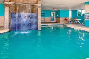 Indoor pool, a heated pool