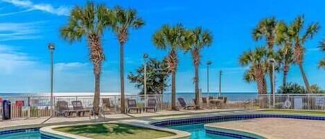 Indoor pool, a heated pool