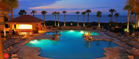 Indoor pool, outdoor pool