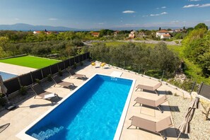 Pool - Villa OLIVE OCEAN with pool and seaview (Malinska)