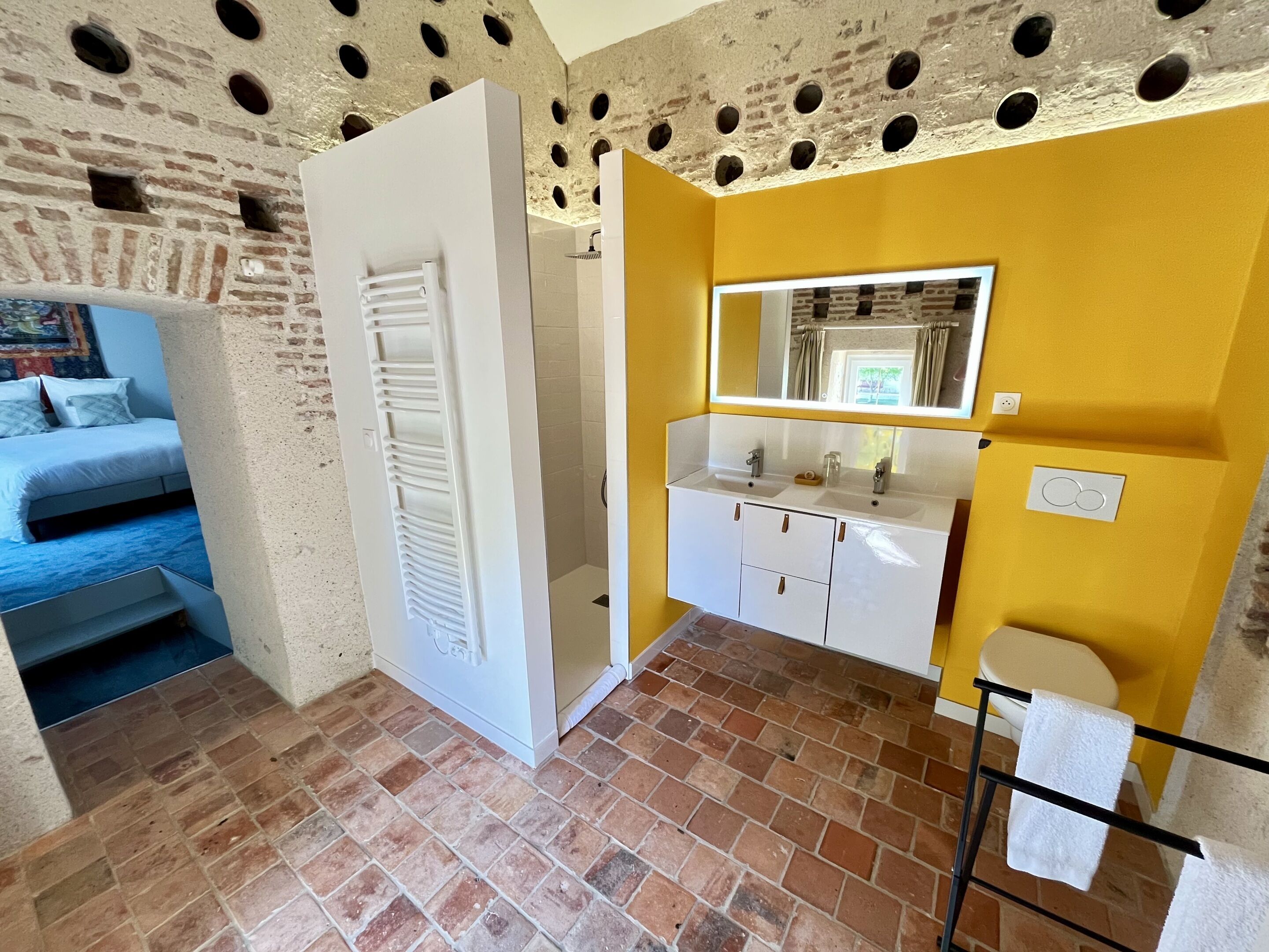 คอทเทจ, ห้องน้ำในตัว, วิวสวน (Gîte) | ห้องน้ำ