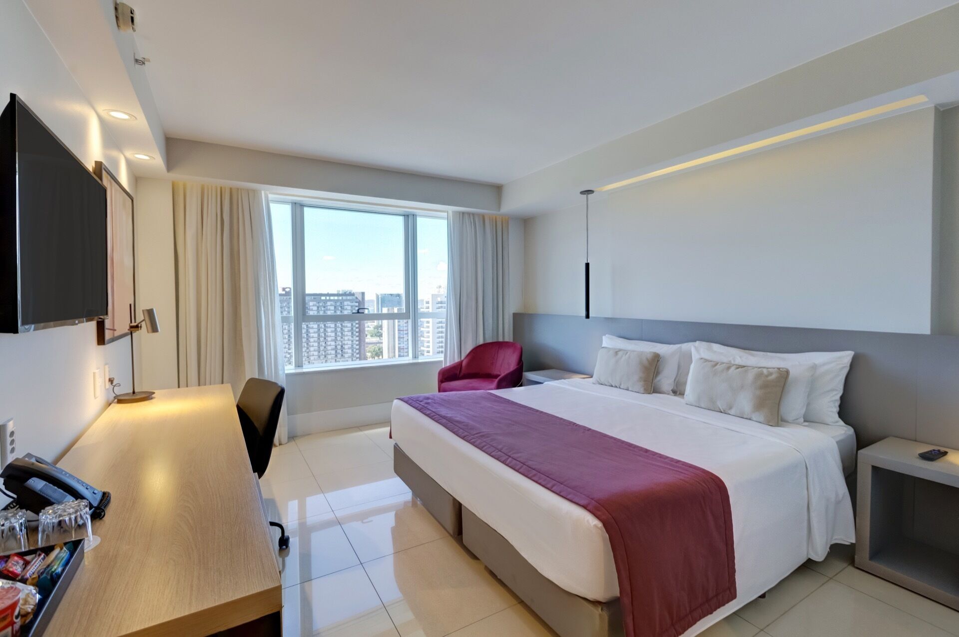 Executive-Zimmer, 1 Queen-Bett, Nichtraucher | Minibar, Verdunkelungsvorhänge, Bettwäsche
