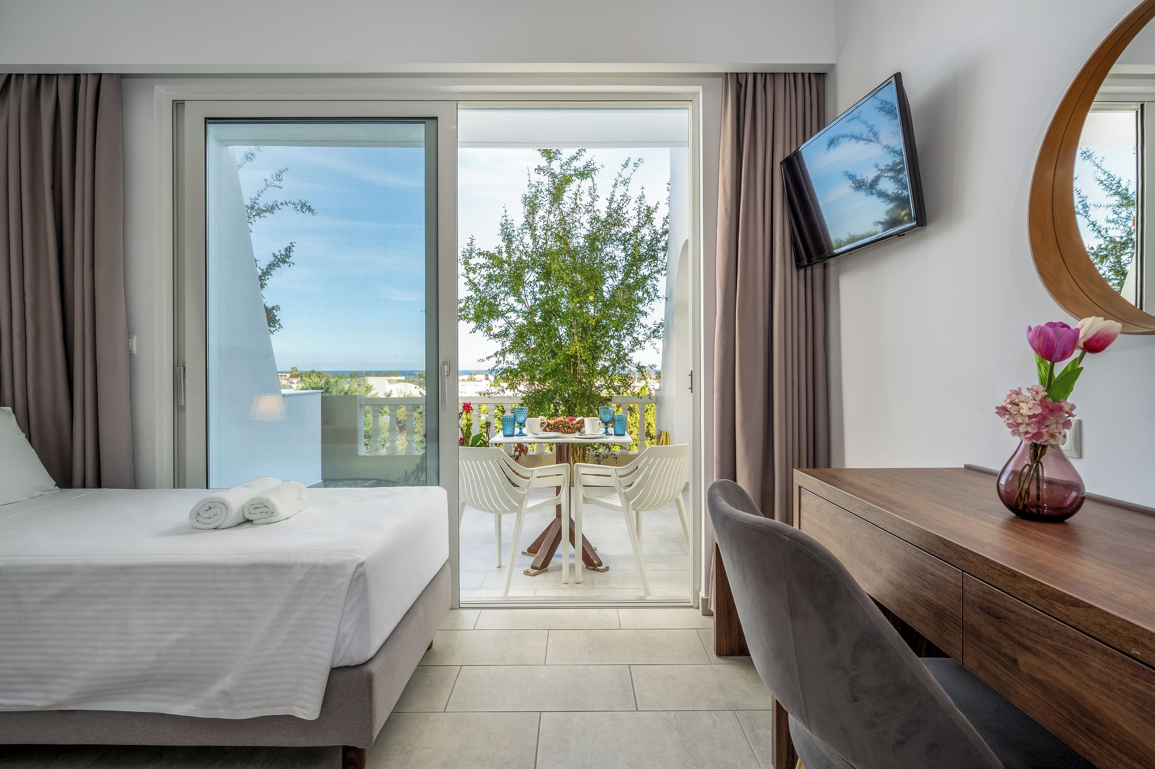 Deluxe appartement | Bedden met traagschuimmatras, geluiddichte muren, gratis wifi