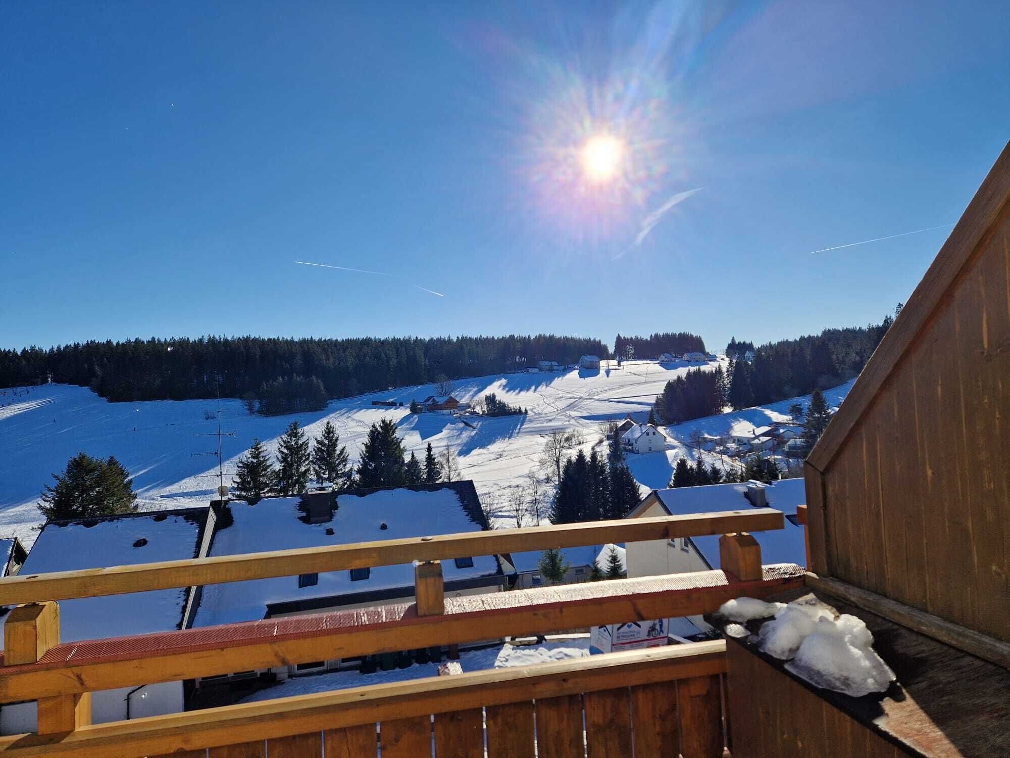 Basic-Apartment, eigenes Bad (Hochfirst) | Blick von der Unterkunft