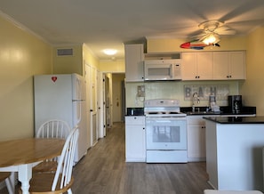 Fridge, microwave, stovetop, dishwasher - Resort View - Ocean Villas C218 is brought to you by OSRP (Hilton Head Island)