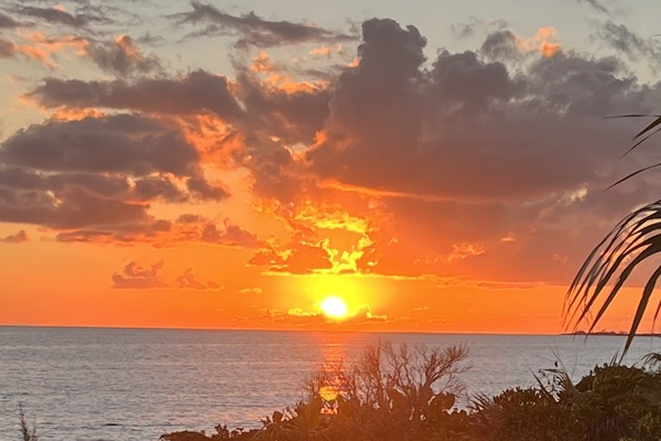 Sunset on Cat Island