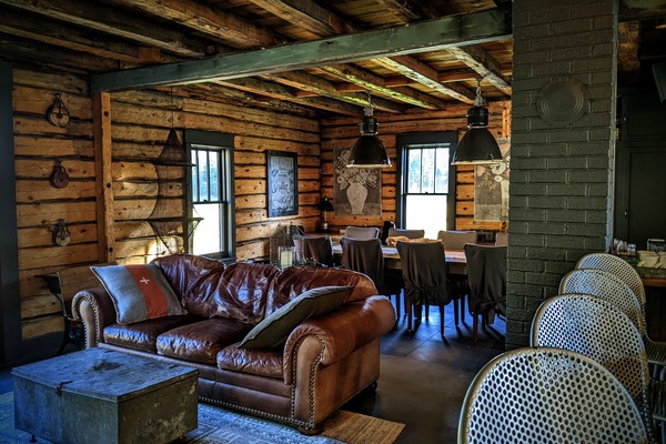 Comfortable lounging/living room