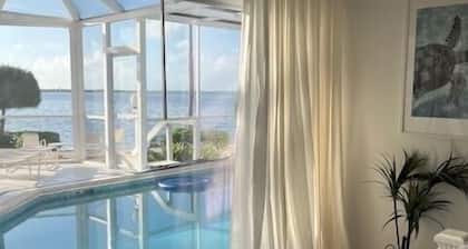 Renovated Beach Cottage w/ Private Pool Steps Away from the Sea