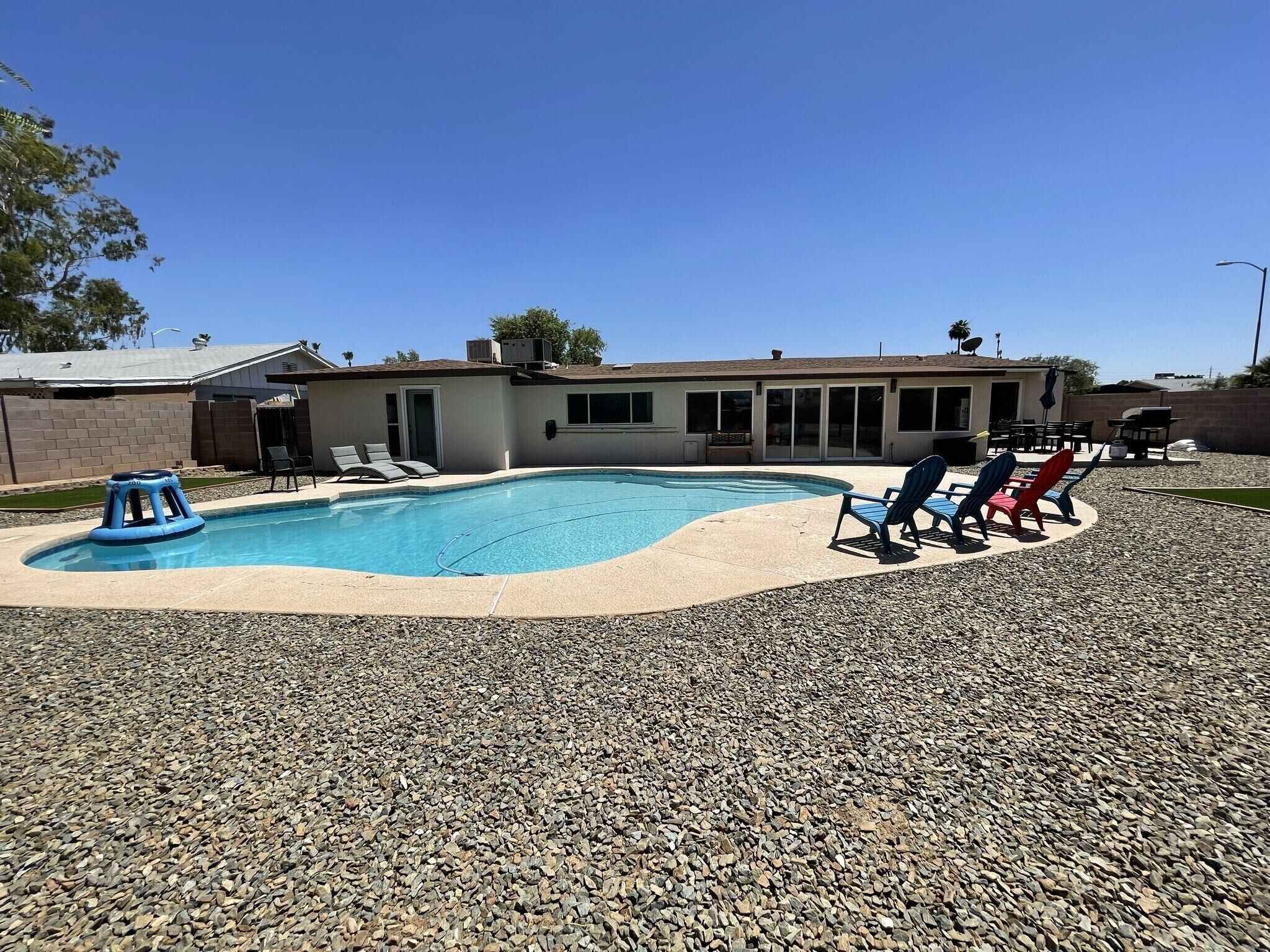 Spacious 4 bedroom with a pool + big backyard!