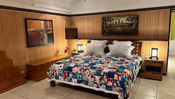 4 slaapkamers, een kluis op de kamer, een strijkplank/strijkijzer