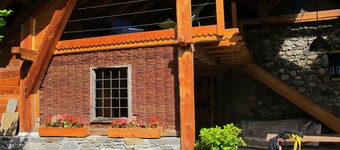 Farmhouse in a mountain village hamlet