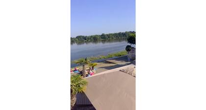 Apartment terrace Loire view