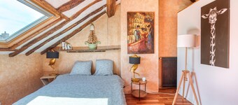 Superb apartment with Loire view under the roofs