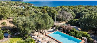 Appartamento per le vacanze 'Villa Mula 3' con vista sul mare, Wi-Fi, terrazza e piscina condivisa