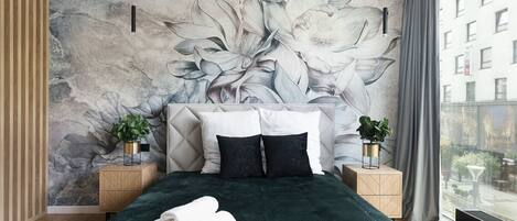 Design-Studiosuite | Bügeleisen/Bügelbrett, kostenloses WLAN, Bettwäsche