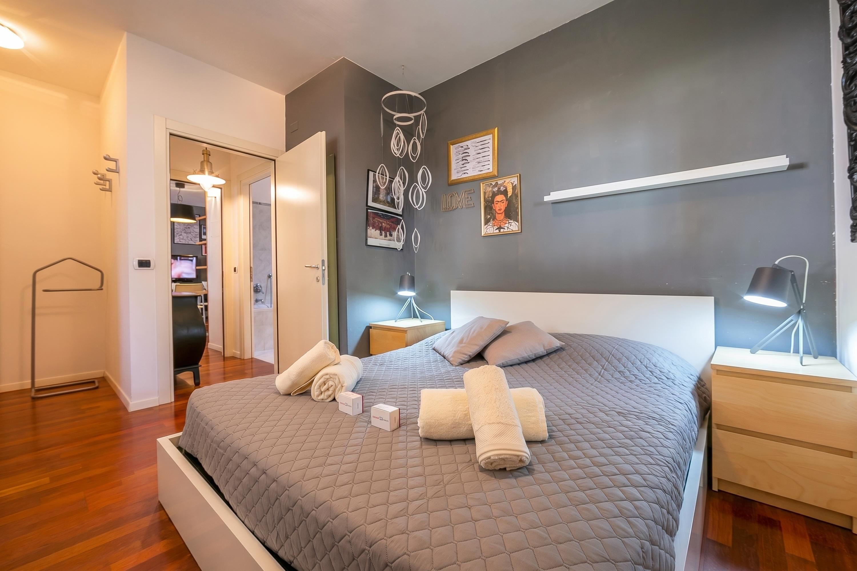 Leilighet – honeymoon, flere soverom (Suite 22) | 1 soverom, wi-fi (mot et tillegg) og sengetøy