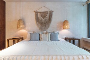 Apartment | 3 bedrooms, iron/ironing board, free WiFi, bed sheets - 3 Bed Apartment Sleeps 6 - Private Pool & Hot Tub (Tulum)