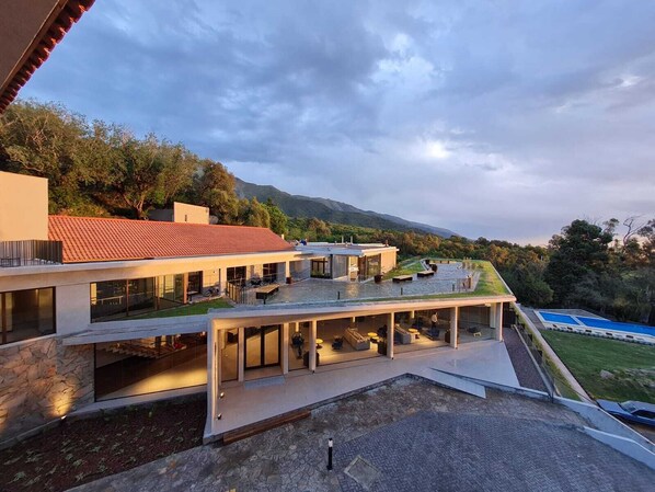 Majoituspaikan julkisivu