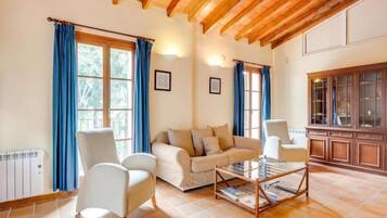 25-inch flat-screen TV with digital channels, TV