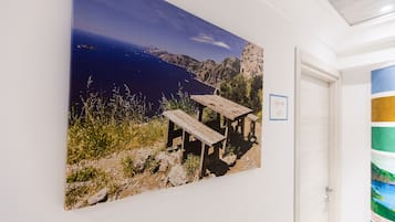 全景雙人或雙床房, 陽台, 海景 | 高級寢具、羽絨被、記憶床墊、迷你吧