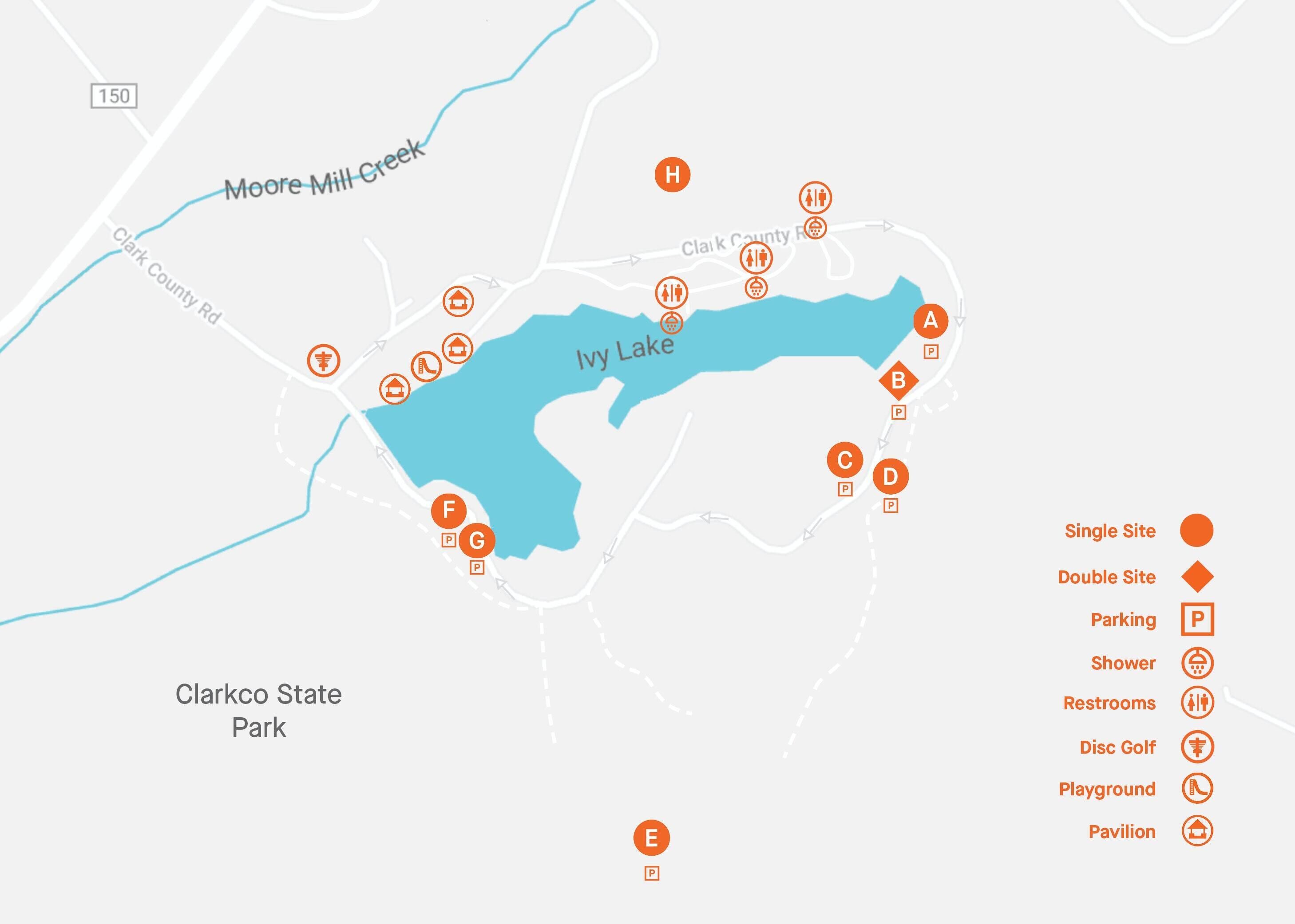 Tentrr State Park Site - Mississippi Clarkco State Park - Lakeview Site H - Sing