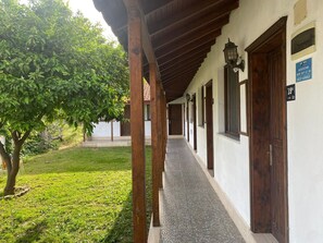 Façana frontal de l'allotjament